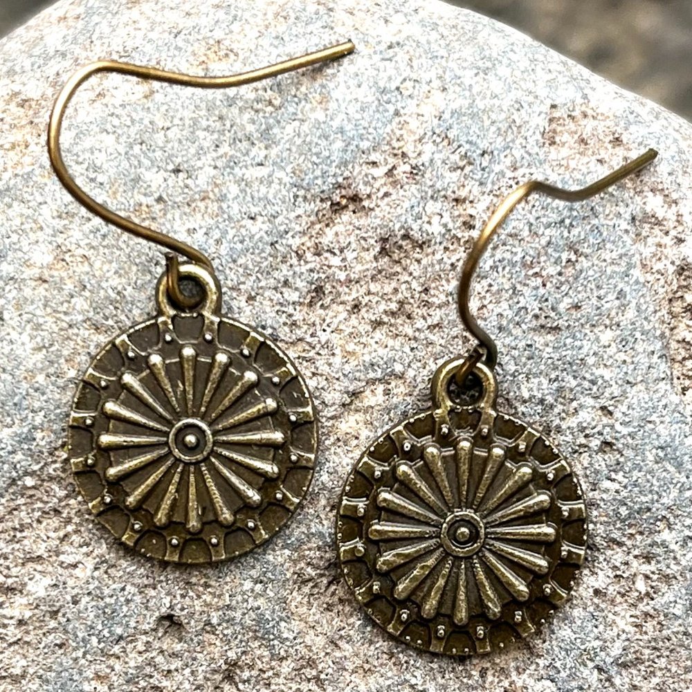 Bohemian Tear Drop Earrings Set of Three - Picture 6 of 7